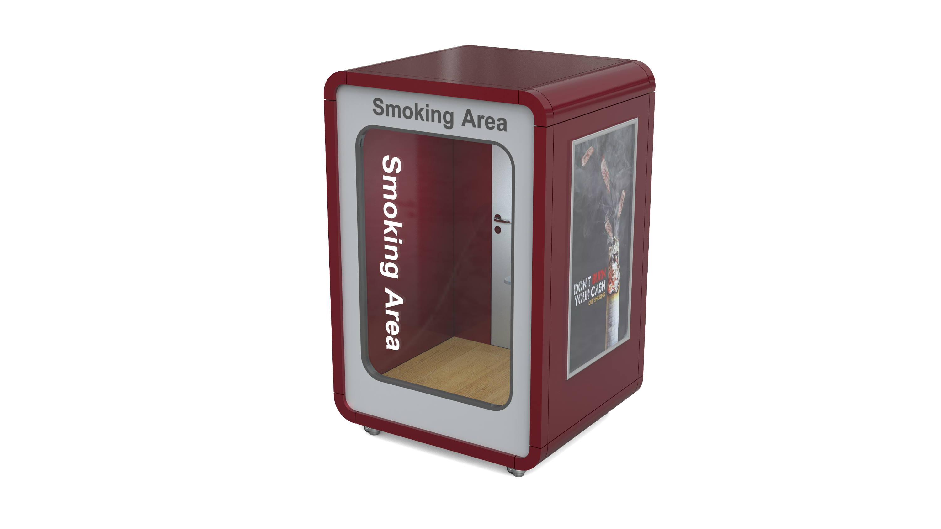 Modular smoking pod for gaming center