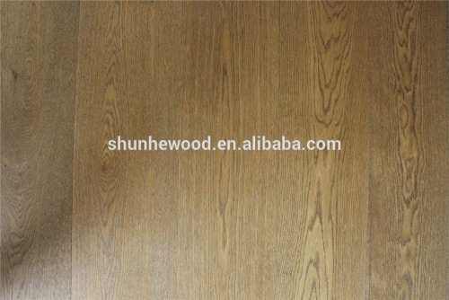 OEM cheap factory price natural color UV lacquered white Oak engineered wood flooring --SY 0250