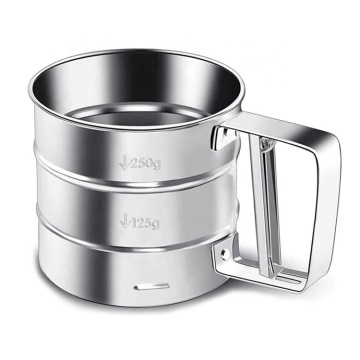 JHY Hot-Selling Stainless Steel Multi-Purpose Sieve: Ideal for Dough, Flour, and Coffee