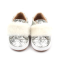 Fur Unisex Baby Sequin Casual Shoes