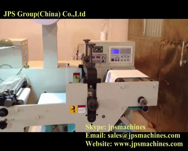 Auto Film Sticker Roll Die Cutter Slitter Rewinder