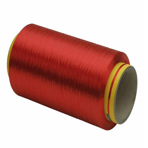 Industrial Dope Dyed Low Denier Polyester Filament Garn