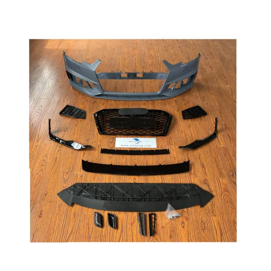 XLstyling Front Bumper Body Kit for Audi A4/S4 B9 2017-2019 - RS4 Style with Grille