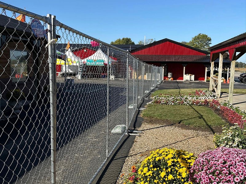 temporary fence