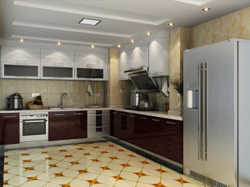 Stainless Steel Kitchen Cabinets (BR-SP006)