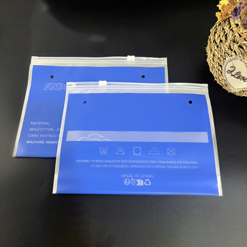 Cpe Slider Zipper Plastic Bag for Clothes Packing
