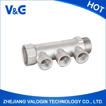 Valogin Brass 2-6 Ways Manifold for Heating