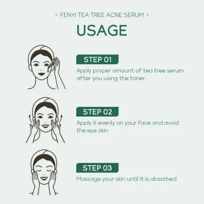 Fenyi Tea Tree Acne Removal 17ml Serum: Oil Control and Smoothing Facial Serum