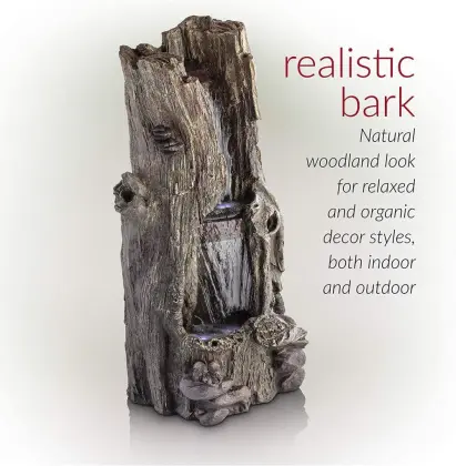 Water Fountain with LED Lights