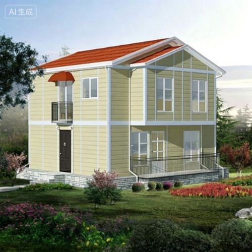 Modular Double-Story Mobile Steel Cabin with Starlight Roof