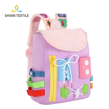 Customized Autism Montessori Toys and Busy Board Backpack for Toddlers