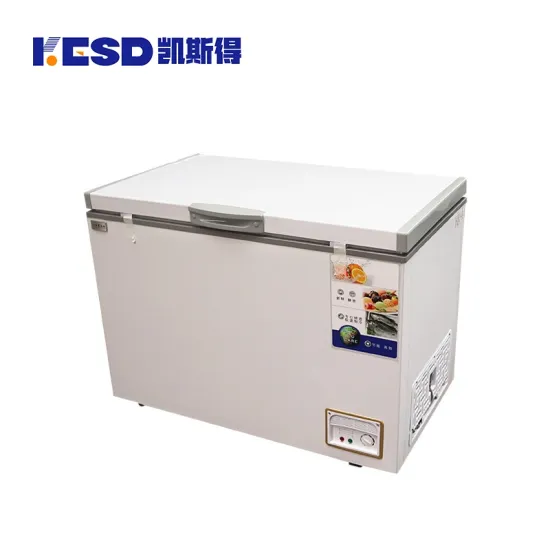 Commercial Seafood Display Freezer Supermarket Transparent Glass Island Cabinet Keep Fresh Frozen Storage