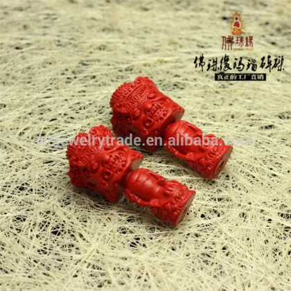 Native cinnabar Pluto head Guru Beads factory wholesale