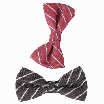 2024 New Factory Direct Custom Logo Polyester Cotton Jacquard Men's Wedding Bow Tie for Party