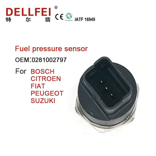 Teste de sensor de pressão ferroviária comum 0281002797 para Suzuki
