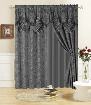 2 PC Curtain Sets for Living Room Windows