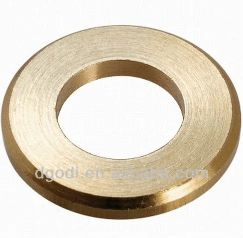 custom round thin brass flat washers