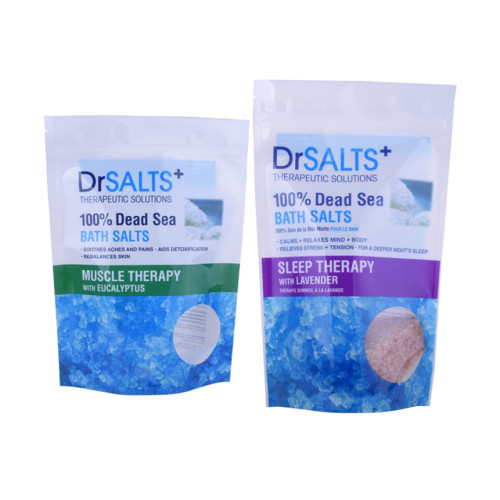 Self-Standing Plastic Bath Salt Packaging Bag