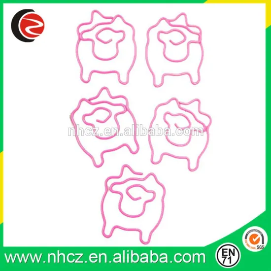 Pink Sheep Metal Paper Clips