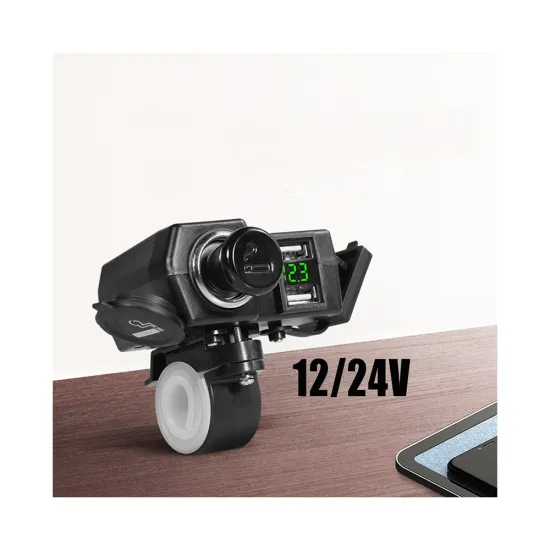 USB Voltmeter Cigarette Lighter Plug Power Charger Motorcycle USB Charger Socket