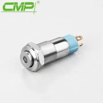 Waterproof IP67 10mm Metal SPST Push Button Switch