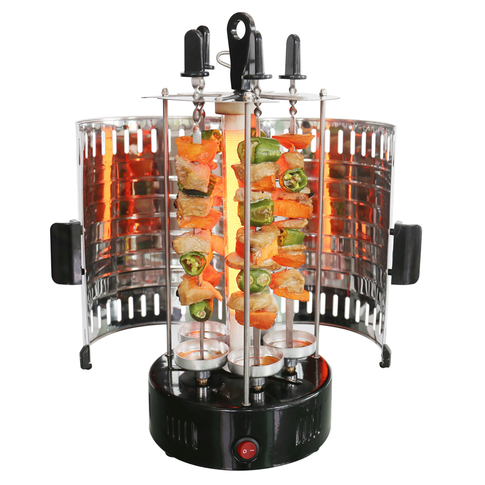 Smokeless barbecue electric grill indoors