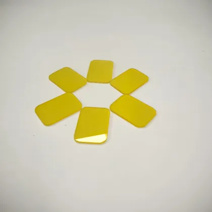 Longpass Yellow Golden Filter Optical Glass JB470