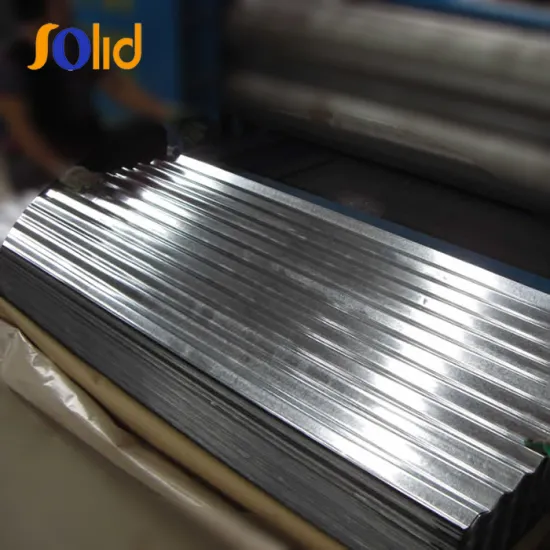 Galvalume Galvanized corrugated steel roofing sheets