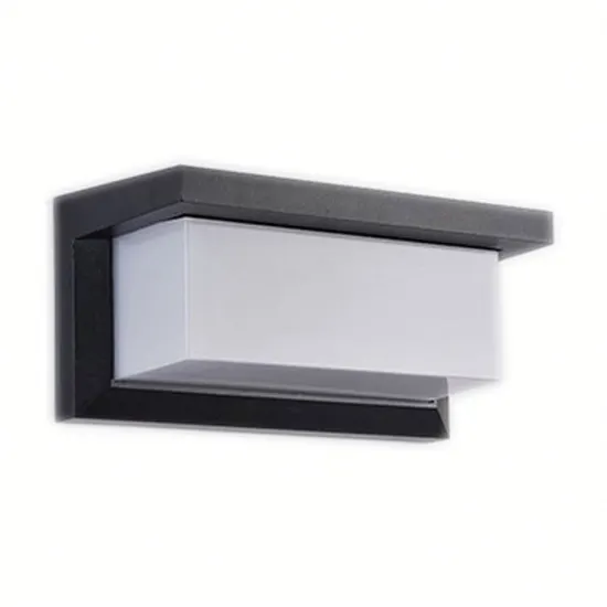 Courtyard External Outdoor Square Bulkhead Aluminum Led Wall Lamp