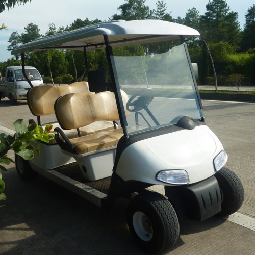 4 person 2 seats mini gas golf cart