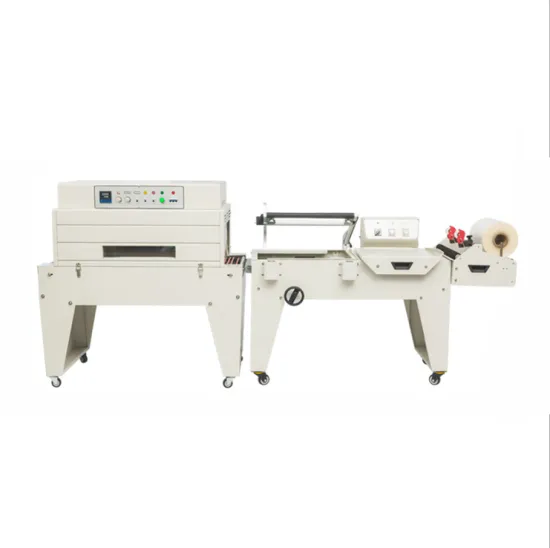 Shrink wrapping packaging DFQA450+DSA4525 Semi automatic L bar shrink wrap machine for books and pet bottles