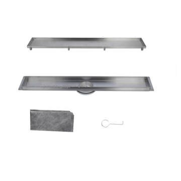 Stainless Steel 304 Floor Drain - Outlet 98mm 2in1 Tile for Bathroom and Shower