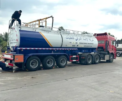 Shacman 3 Axles Semi-Trailer Truck Fuel Tank Truck