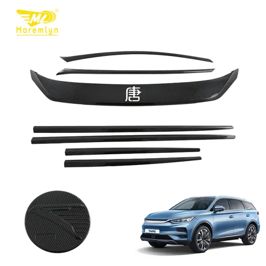 Maremlyn ABS Exterior Accessories for BYD Tang 2024: Door Side Skirt, Charging Tank Cover, Front Fog Lamp Trim