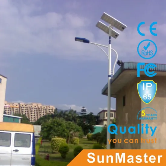 Pole design popular use 168W solar panel street lighting system