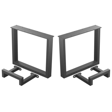 أرجل طاولة القهوة بأثاث معدني مقاس 16 بوصة