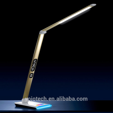 touch sensor bedside table lamp with LCD calendar display & living colors night light