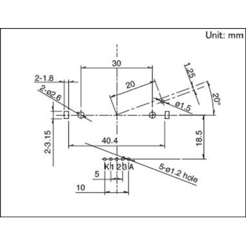 Potensiometer dengan Torsi Pemosisian 50±20mN·m