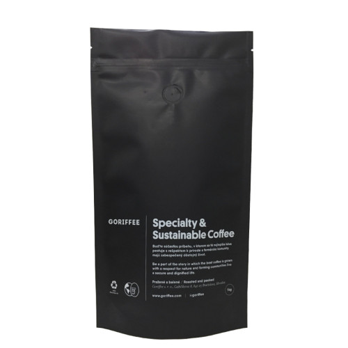 Sustainable packaging nz recyclable coffee bag with closures