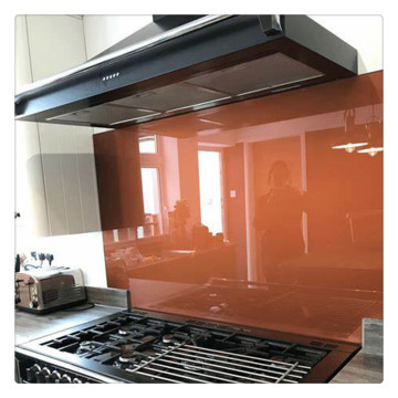 Toughened Painted Glass Splashbacks for Kitchen Walls