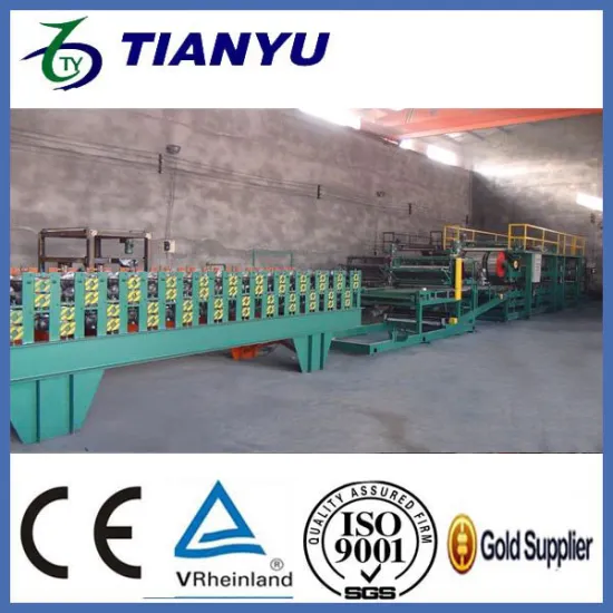 Stair machine sandwich roof tile panel making machines