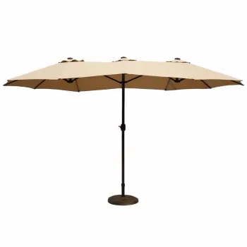 Double-Sided Umbrella for Outdoor Garden and Patio