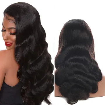 Grade 12a Peruvian Wigs Cheap Human Hair Lace Front Wigs HD Body Wavy Human Hair Wig