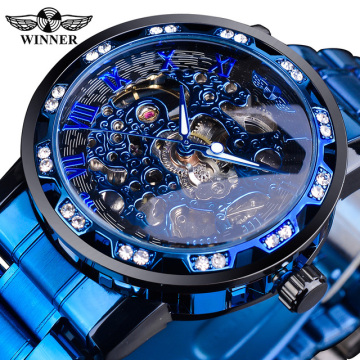 Men's Waterproof Luminous Stainless Steel Luxury Mechanical Wristwatch 40mm Dial