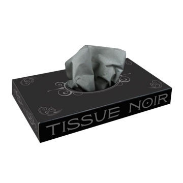 Facial tissue paper in box packaging with different grade of paper
