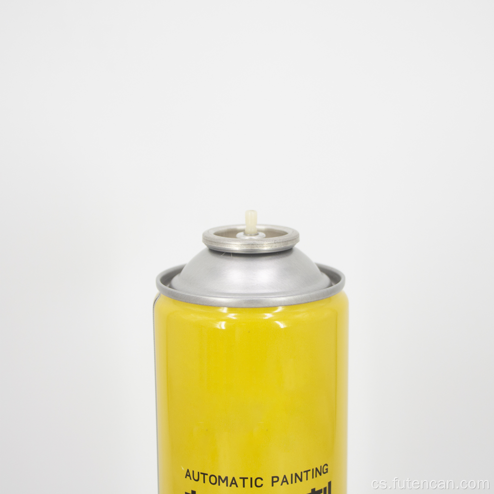 Prázdné plechovky od aerosolu