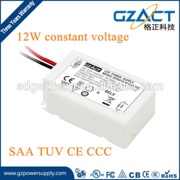 220vac ac-dc 12v constant voltage led driver with SAA TUV CE approval