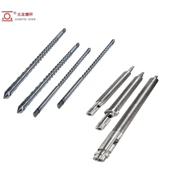 Mataas na kalidad na bimetallic screw bariles para sa pagpapalit ng iniksyon ng machine machine