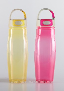 colorful and light 750ml promotional gift and travelling PP water bottle