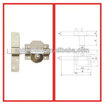 long security cylinder button lock